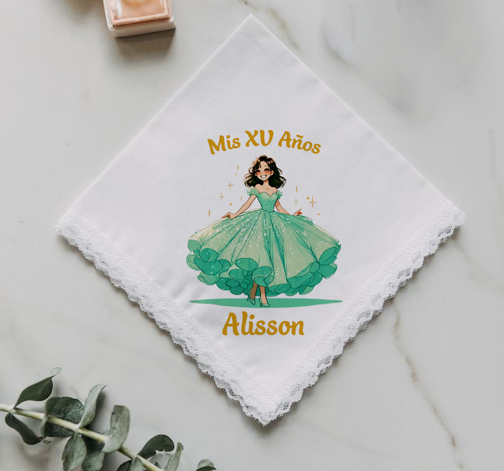 docena servilletas de tela para xv años 036