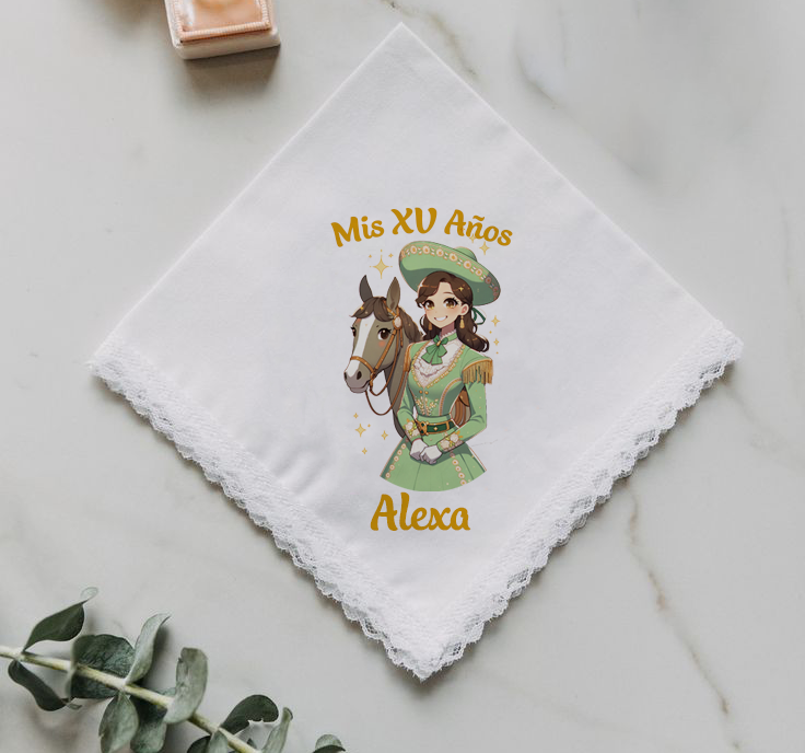 docena servilletas de tela para xv años 051