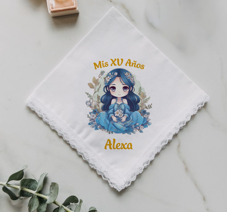 docena servilletas de tela para xv años 061