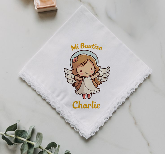 docena servilletas de tela para bautizo de niña 005