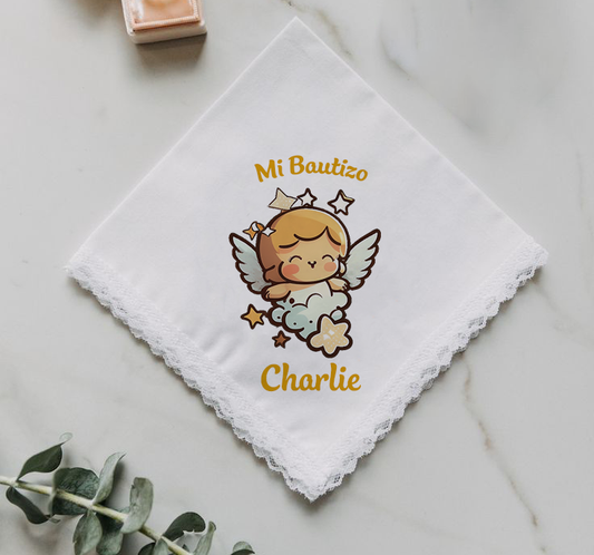 docena servilletas de tela para bautizo de niña 004