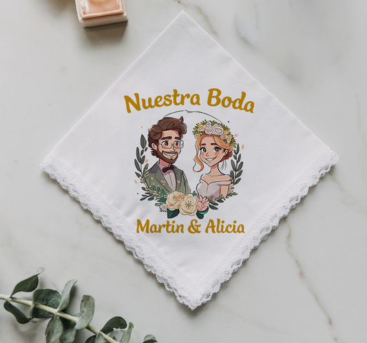 docena servilletas de tela para boda 006