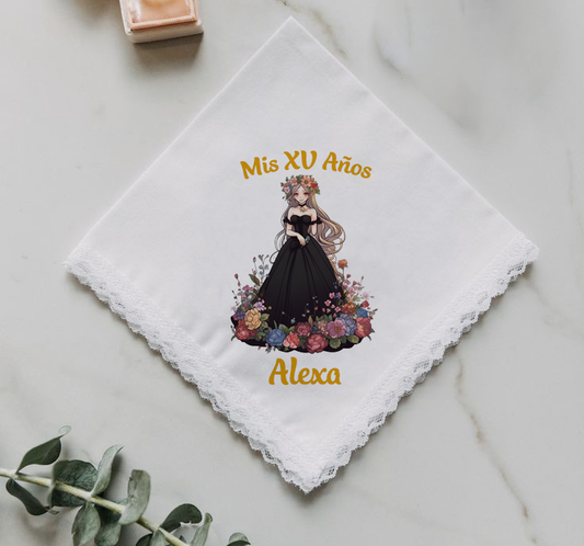 docena servilletas de tela para xv años 063
