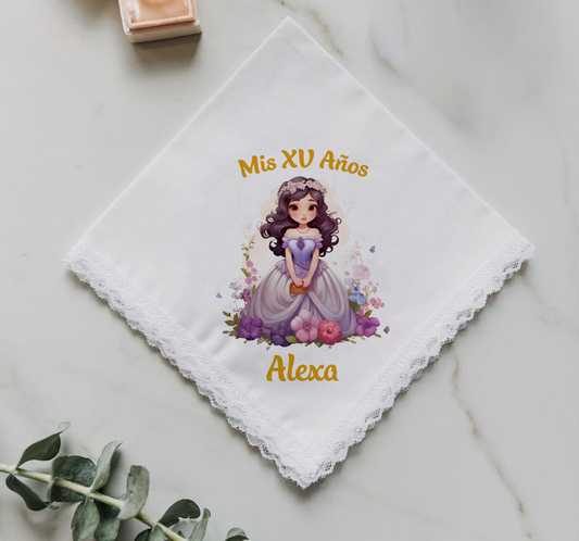 docena servilletas de tela para xv años 075