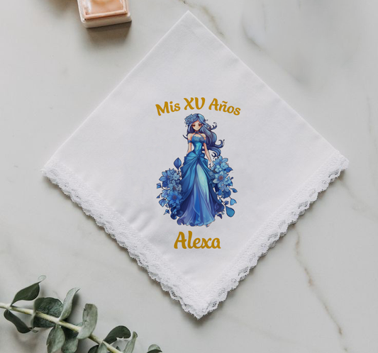 docena servilletas de tela para xv años 076