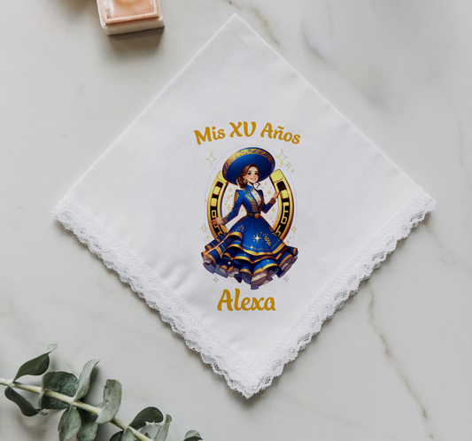 docena servilletas de tela para xv años 010