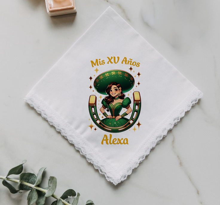 docena servilletas de tela para xv años 011