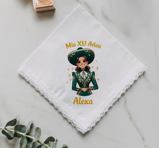 docena servilletas de tela para xv años 025