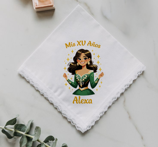 docena servilletas de tela para xv años 026