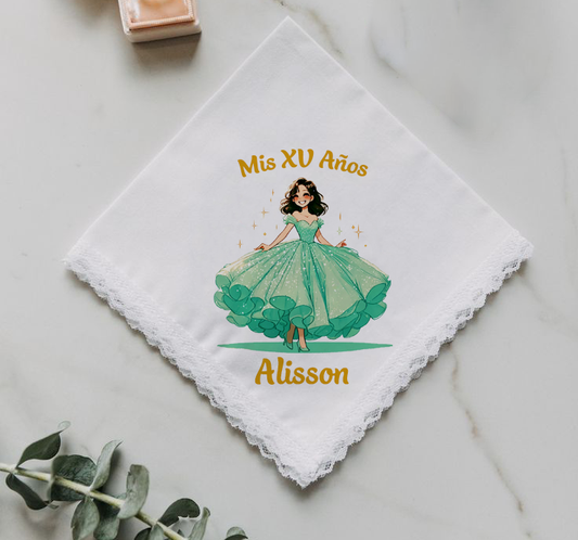 docena servilletas de tela para xv años 036