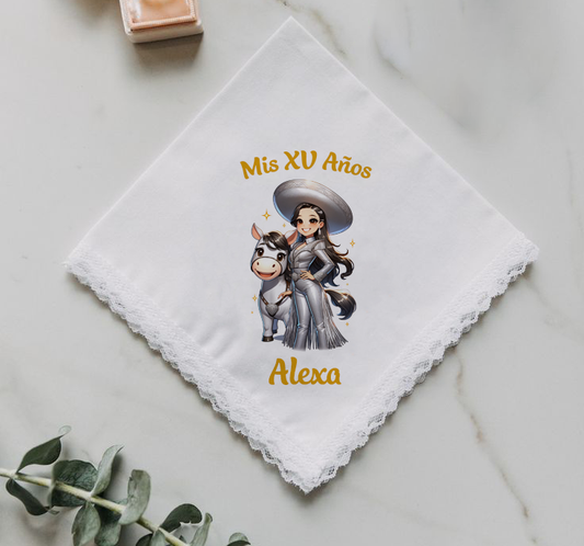 docena servilletas de tela para xv años 048