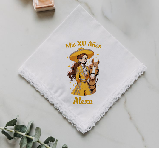 docena servilletas de tela para xv años 045
