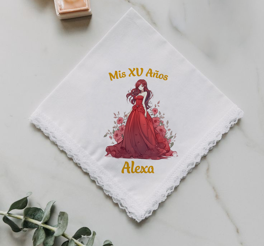 docena servilletas de tela para xv años 055