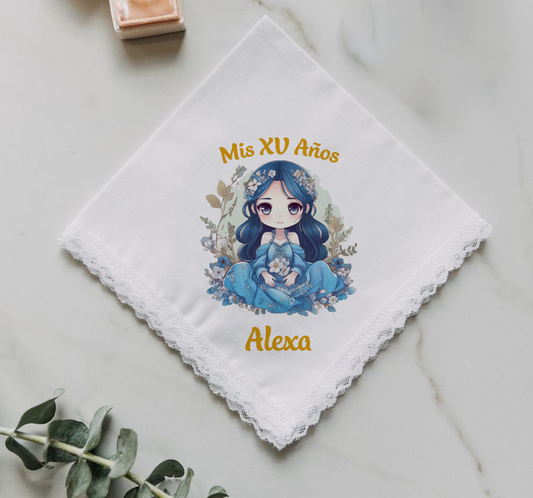 docena servilletas de tela para xv años 061
