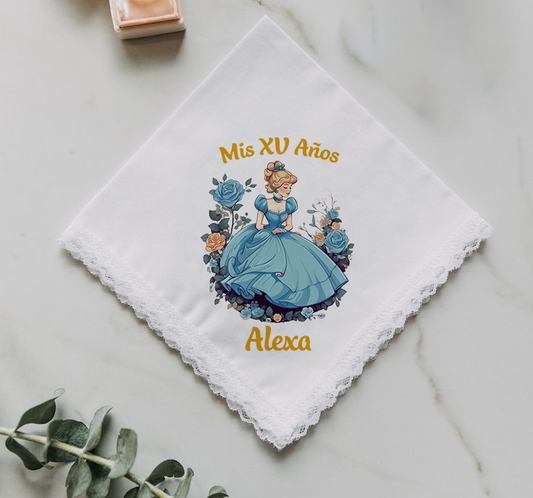 docena servilletas de tela para xv años 062