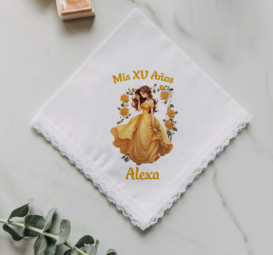 docena servilletas de tela para xv años 071